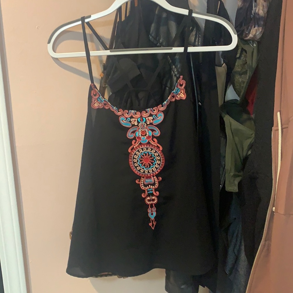 Embroidered Tank